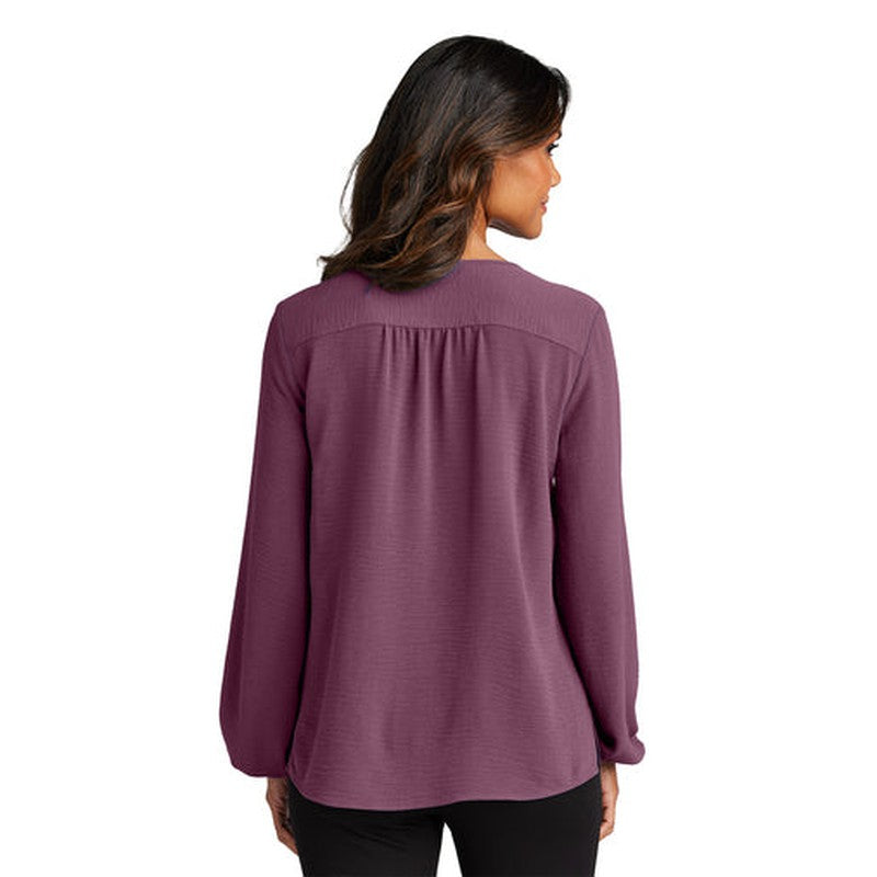 CAPELLA Port Authority® Ladies Textured Crepe Blouse