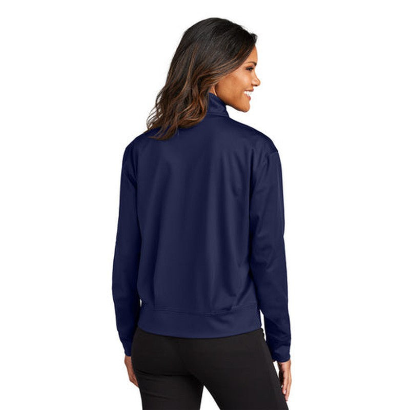 CAPELLA Port Authority® Ladies C-FREE® Double Knit Full-Zip - True Navy