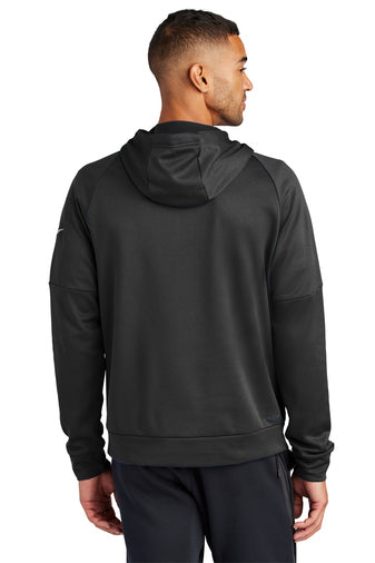 NEW Nike Therma-FIT Pocket 1/4-Zip Fleece Hoodie - Black