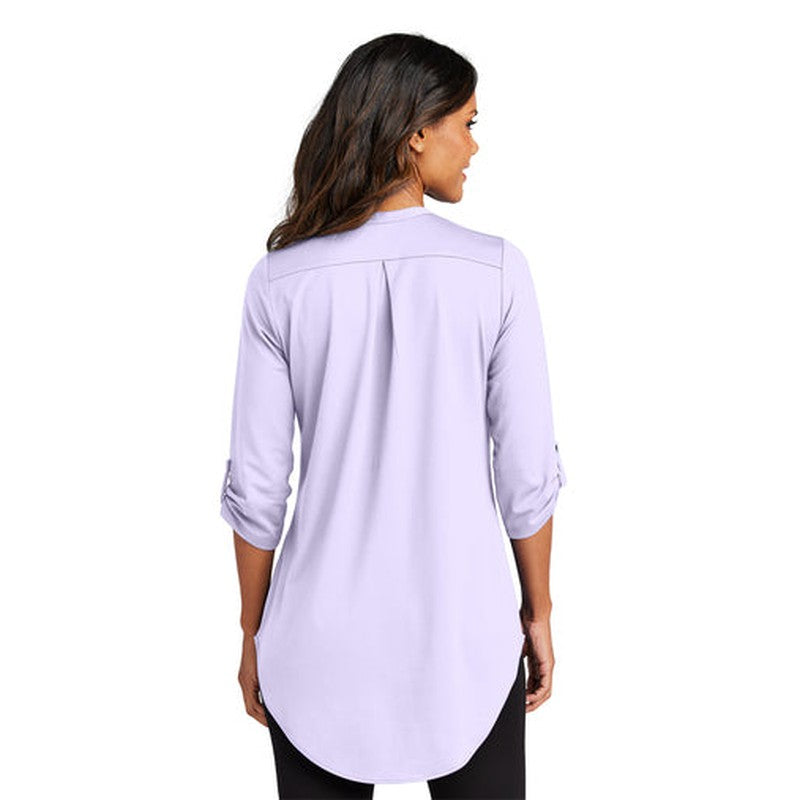 NEW CAPELLA Port Authority® Ladies City Stretch 3/4-Sleeve Tunic - Bright Lavender