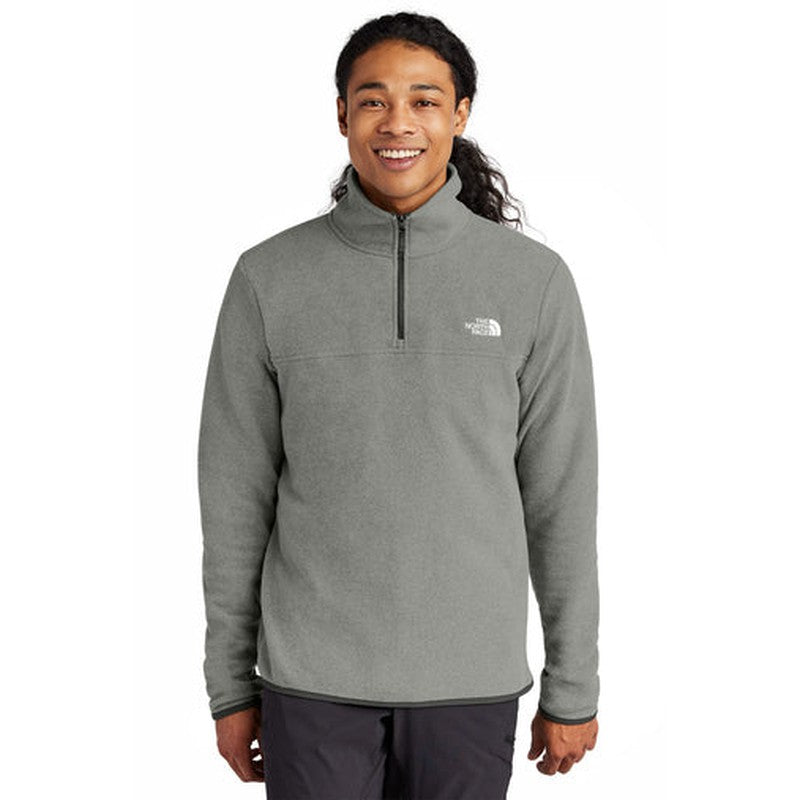 NEW The North Face Glacier 1/4-Zip Fleece - TNF Medium Grey Heather