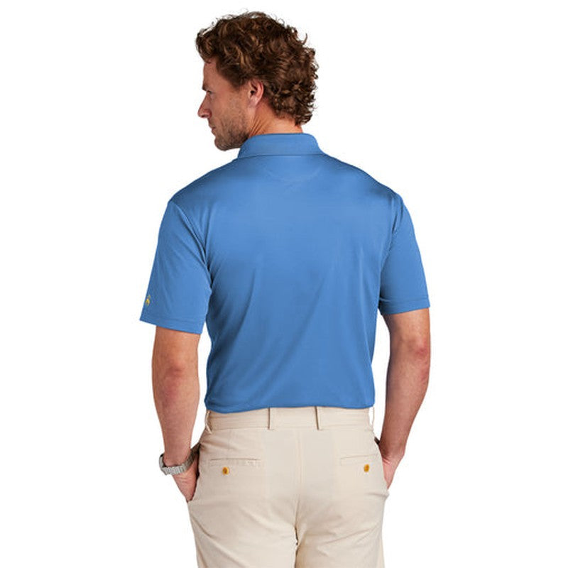 NEW Brooks Brothers® Mesh Pique Performance Polo - Charter Blue