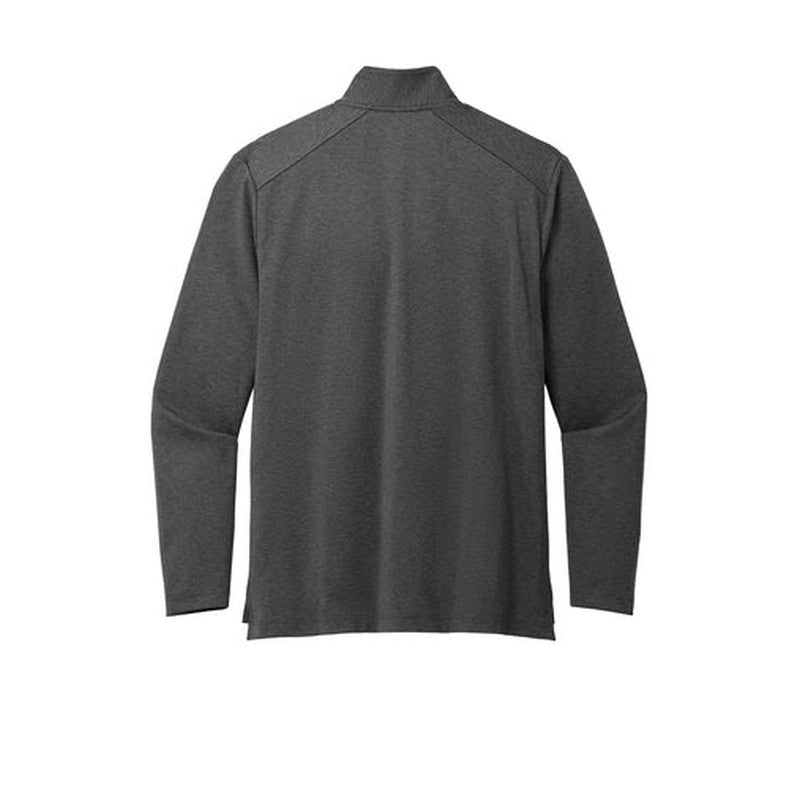 NEW CAPELLA Port Authority® C-FREE® Double Knit 1/4-Zip - Grey Steel Heather