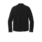 CAPELLA Mercer+Mettle™ Stretch Jersey Long Sleeve Shirt - Deep Black