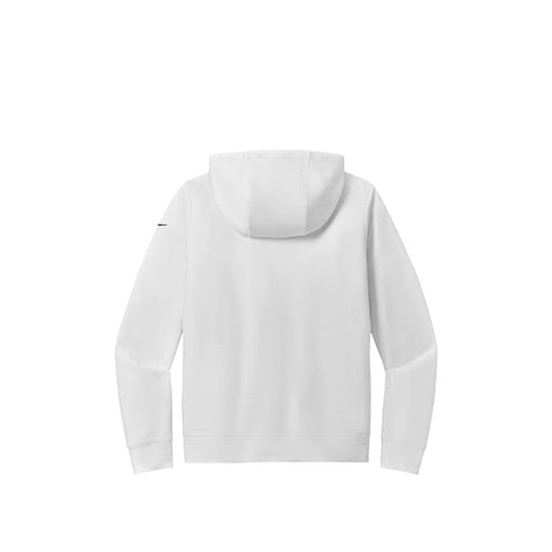 CAPELLA Nike Ladies Club Fleece Sleeve Swoosh Full-Zip Hoodie - White