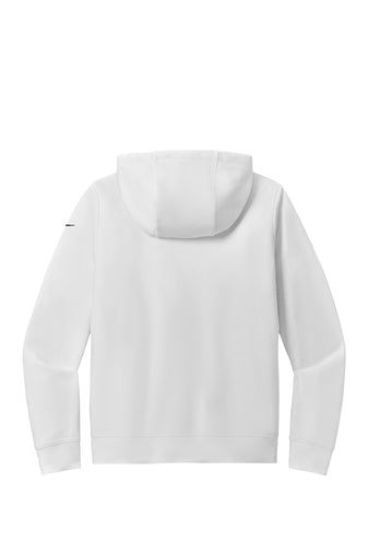 NEW Nike Ladies Club Fleece Sleeve Swoosh Full-Zip Hoodie - White