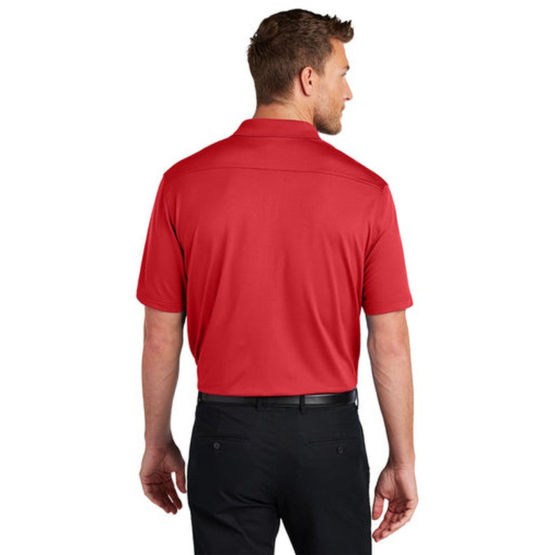 NEW CAPELLA Port Authority® City Stretch Flat Knit Polo - Engine Red