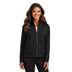CAPELLA Port Authority® Ladies C-FREE® Double Knit Full-Zip - Black