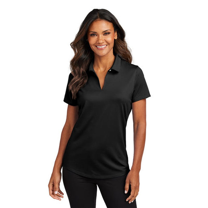 NEW CAPELLA Port Authority® Ladies City Stretch Polo - Black