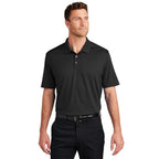 CAPELLA Port Authority® City Stretch Flat Knit Polo - Black
