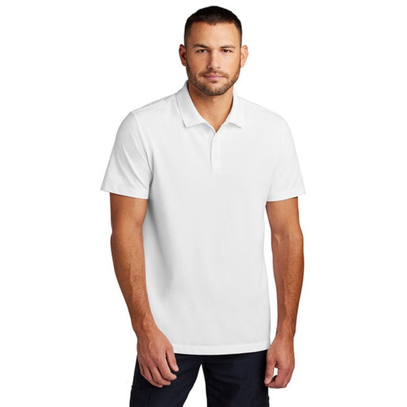 CAPELLA Mercer+Mettle™ Stretch Pique Polo - White