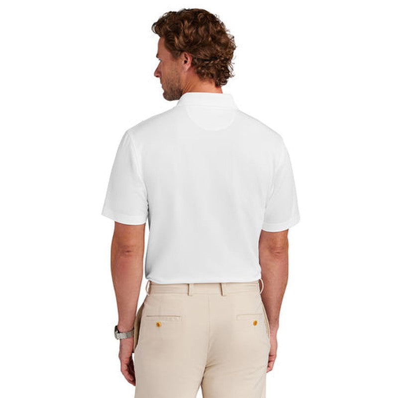 CAPELLA Brooks Brothers® Mesh Pique Performance Polo - White
