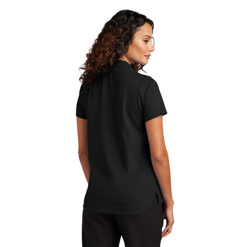 NEW CAPELLA Mercer+Mettle™ Women’s Stretch Pique Polo - Deep Black