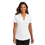 CAPELLA Port Authority® Ladies City Stretch Polo - White