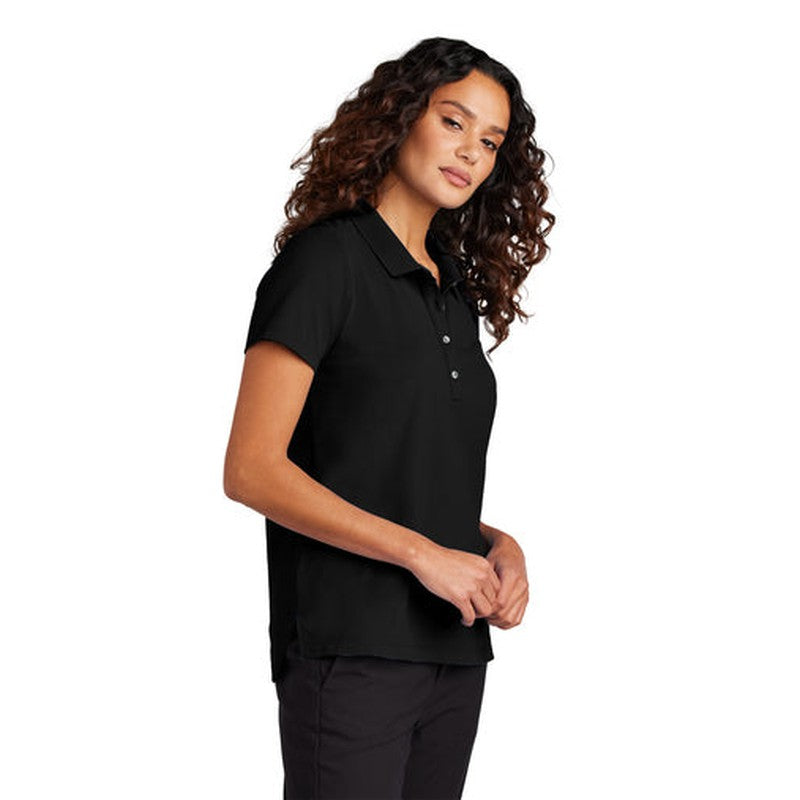 NEW CAPELLA Mercer+Mettle™ Women’s Stretch Pique Polo - Deep Black