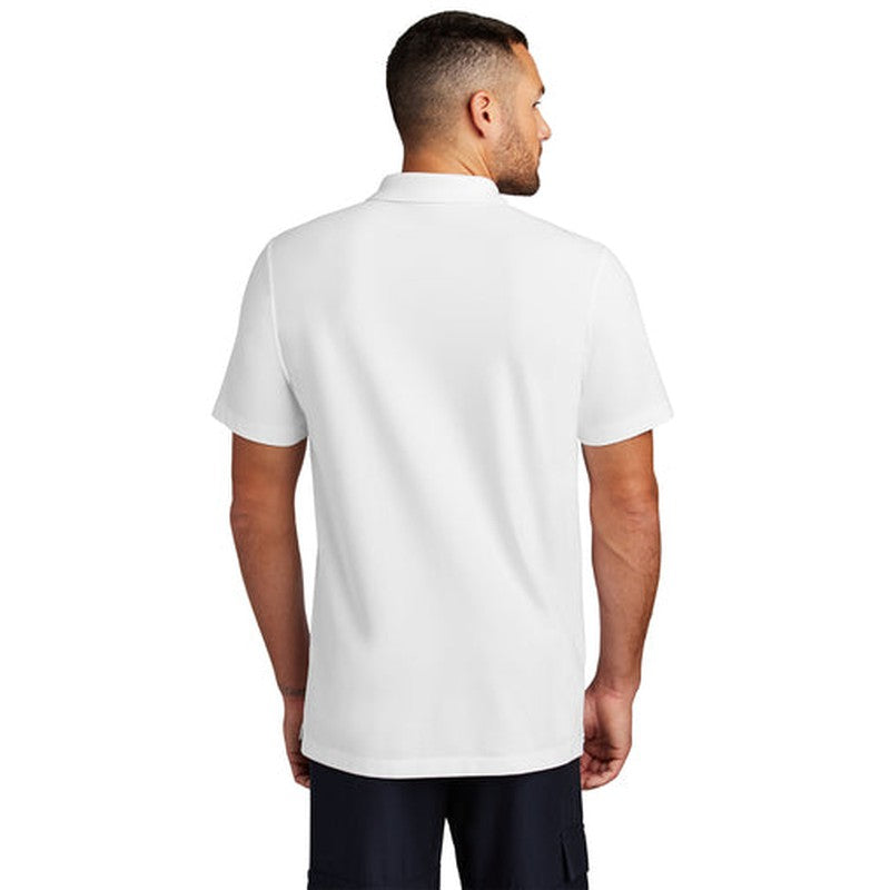 CAPELLA Mercer+Mettle™ Stretch Pique Polo - White