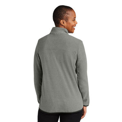 CAPELLA The North Face Ladies Glacier 1/4-Zip Fleece - TNF Medium Grey Heather