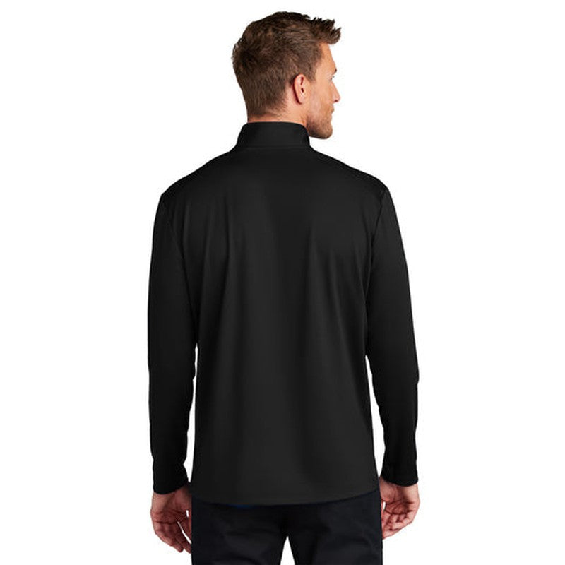 CAPELLA Port Authority® C-FREE® Double Knit 1/4-Zip - Black