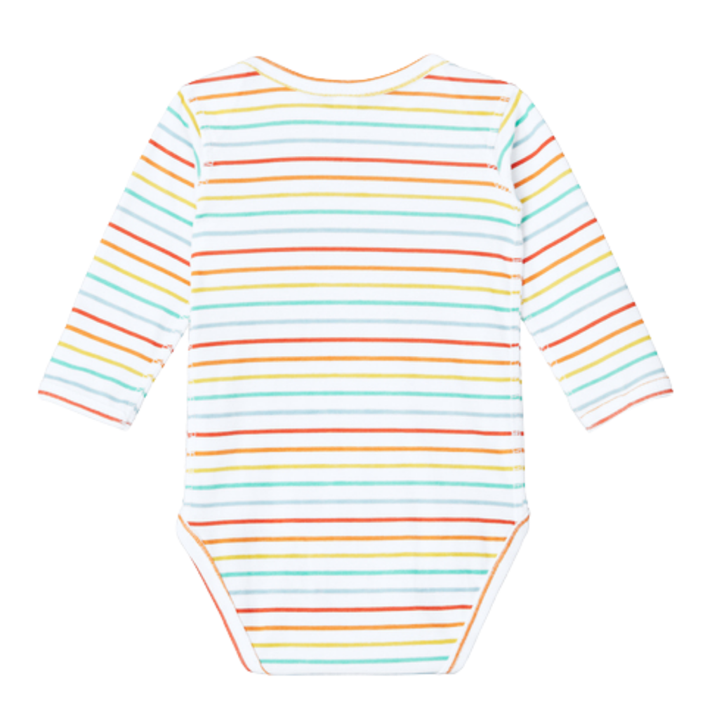 CAPELLA Rabbit Skins™ Infant Long Sleeve Jersey Bodysuit - Rainbow