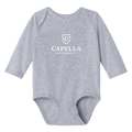 CAPELLA Rabbit Skins™ Infant Long Sleeve Jersey Bodysuit - Grey
