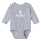 CAPELLA Rabbit Skins™ Infant Long Sleeve Jersey Bodysuit - Grey