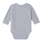 CAPELLA Rabbit Skins™ Infant Long Sleeve Jersey Bodysuit - Grey