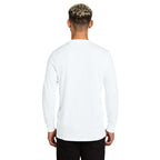 NEW Capella Allmade® Unisex Long Sleeve Organic Cotton Tee - Bright White