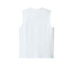 NEW CAPELLA -  Sport-Tek® Women’s Club Sleeveless V-Neck - White/White