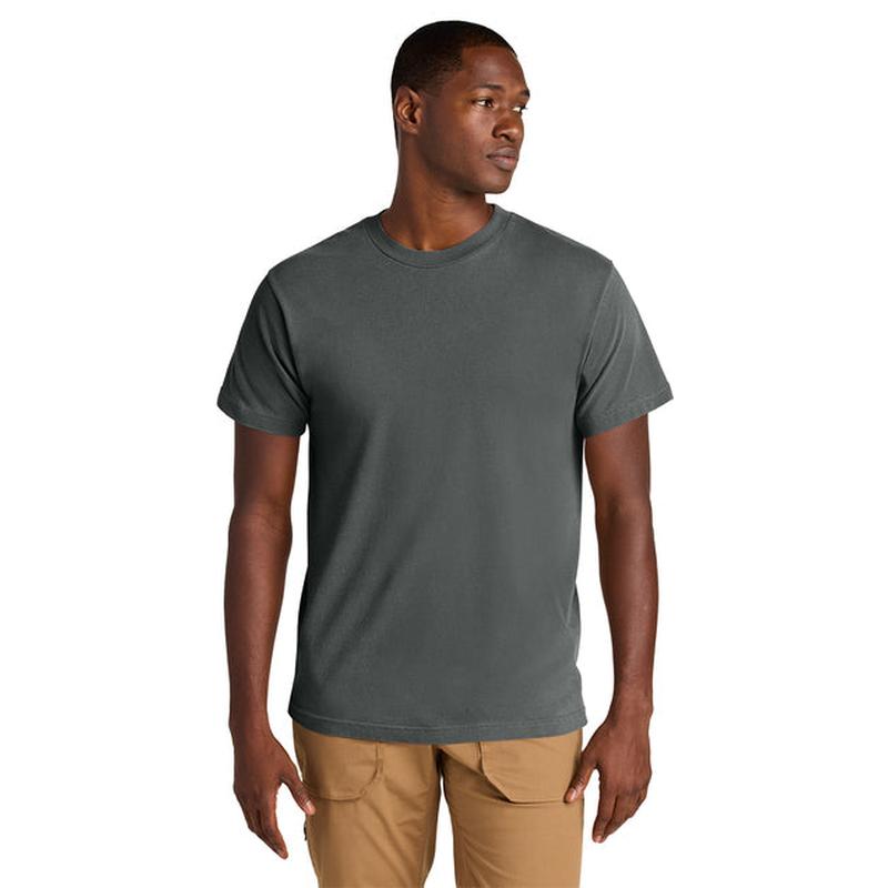 NEW Capella American Apparel® Unisex Heavyweight Cotton Garment-Dyed Tee - Faded Black
