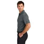 NEW CAPELLA - Nike Dri-FIT Smooth Heather Polo - Anthracite Heather