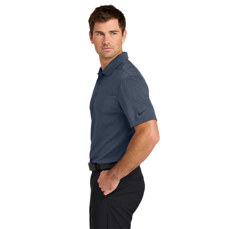 NEW CAPELLA - Nike Dri-FIT Smooth Heather Polo - Navy Heather