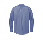 NEW Capella Brooks Brothers® Tall Wrinkle-Free Stretch Pinpoint Shirt - Cobalt Blue