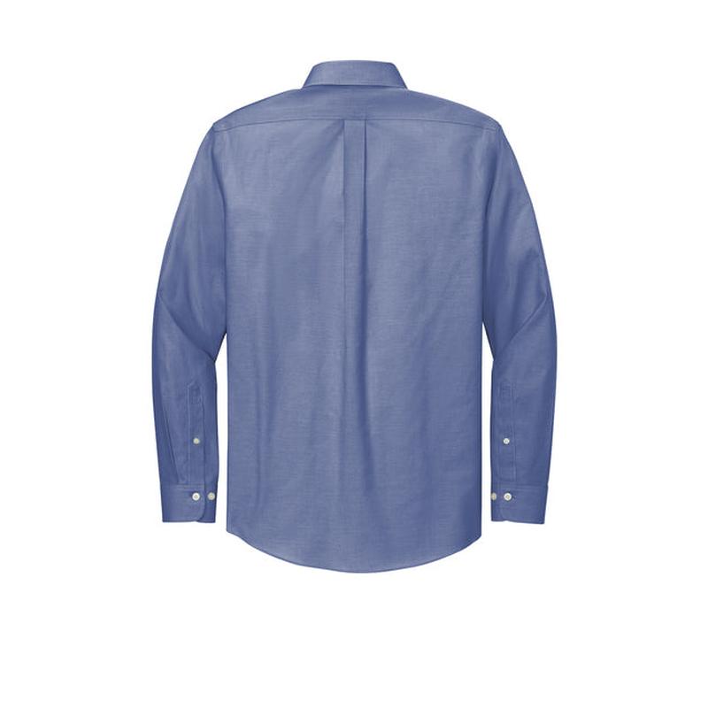 NEW Capella Brooks Brothers® Tall Wrinkle-Free Stretch Pinpoint Shirt - Cobalt Blue