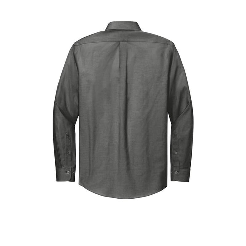 NEW Capella Brooks Brothers® Tall Wrinkle-Free Stretch Pinpoint Shirt - Deep Black