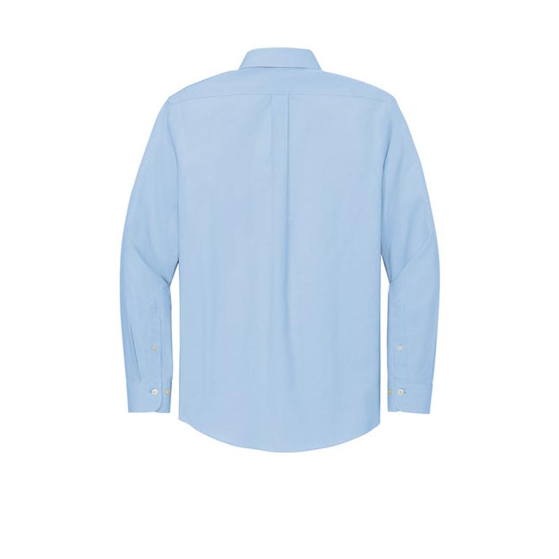 NEW Capella Brooks Brothers® Tall Wrinkle-Free Stretch Pinpoint Shirt - Newport Blue