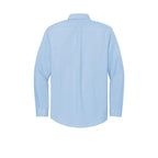 NEW Capella Brooks Brothers® Tall Wrinkle-Free Stretch Pinpoint Shirt - Newport Blue