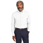 NEW Capella Brooks Brothers® Tall Wrinkle-Free Stretch Pinpoint Shirt - White
