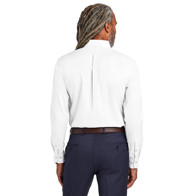NEW Capella Brooks Brothers® Tall Wrinkle-Free Stretch Pinpoint Shirt - White