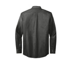 NEW Capella Brooks Brothers® Tall Wrinkle-Free Stretch Nailhead Shirt - Deep Black