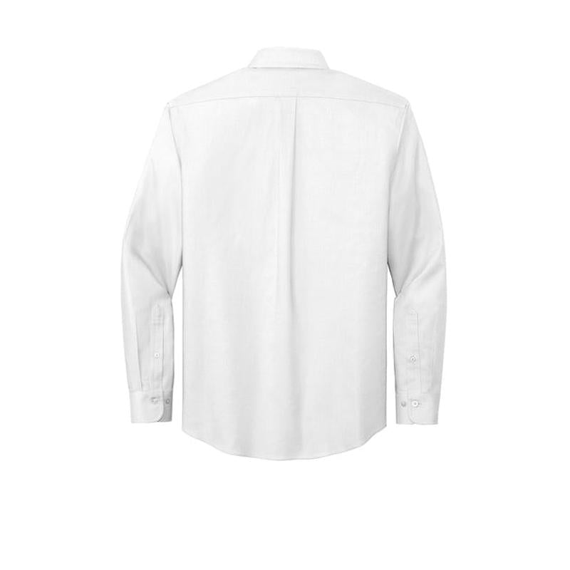 NEW Capella Brooks Brothers® Tall Wrinkle-Free Stretch Nailhead Shirt - White