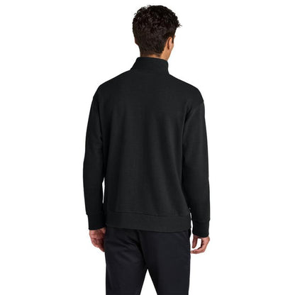 NEW CAPELLA Mercer+Mettle® Linear Texture 1/4-Zip - Deep Black