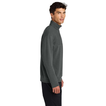 NEW CAPELLA Mercer+Mettle® Linear Texture 1/4-Zip - Storm Grey