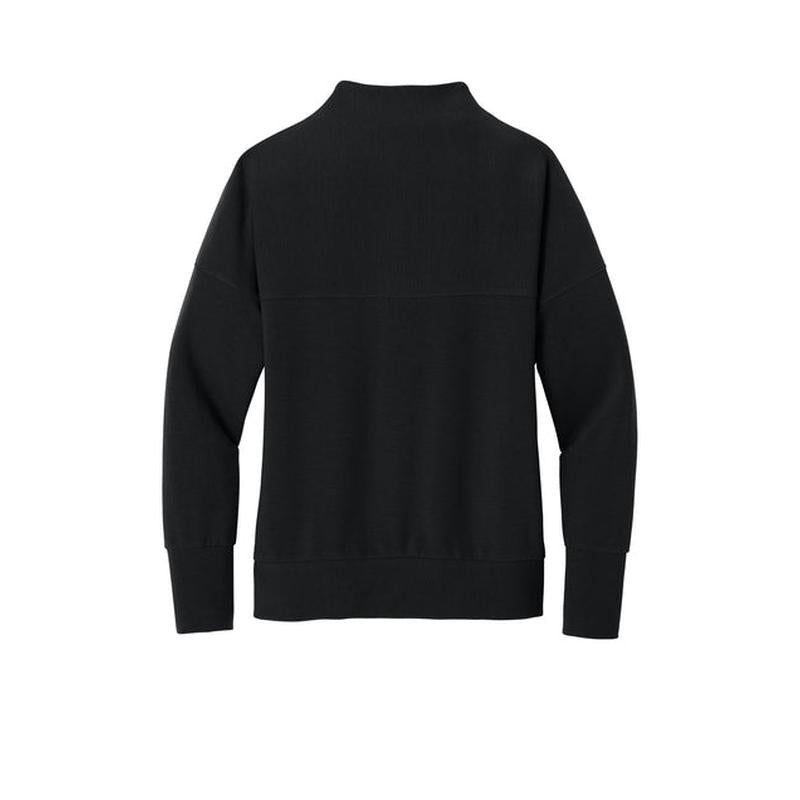 NEW CAPELLA - Mercer+Mettle® Women’s Linear Texture 1/4-Zip - Deep Black