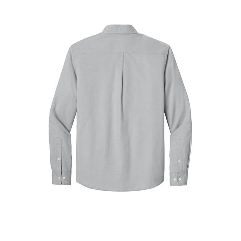 NEW Capella Mercer+Mettle® Long Sleeve Modern Oxford Shirt - Gusty Grey
