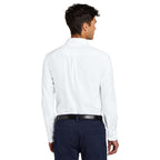 NEW Capella Mercer+Mettle® Long Sleeve Modern Oxford Shirt - White