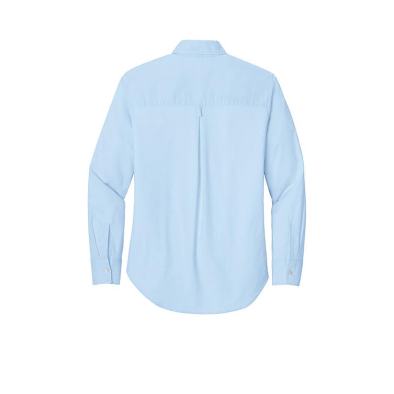 NEW Capella Mercer+Mettle® Women’s Long Sleeve Modern Oxford Shirt - Light Blue
