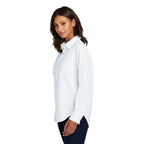 NEW Capella Mercer+Mettle® Women’s Long Sleeve Modern Oxford Shirt - White