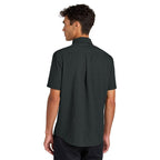 NEW Capella Mercer+Mettle® Short Sleeve UV Capital Tech Shirt - Deep Black Triangle Print