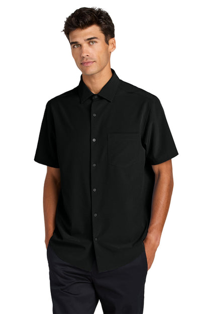 NEW Capella Mercer+Mettle® Short Sleeve UV Capital Tech Shirt - Deep Black
