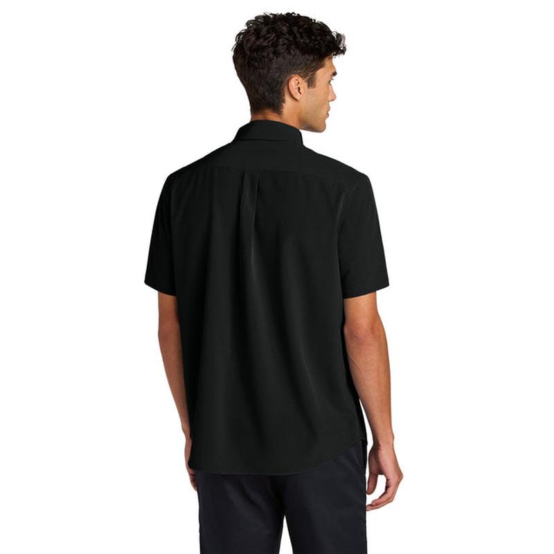 NEW Capella Mercer+Mettle® Short Sleeve UV Capital Tech Shirt - Deep Black